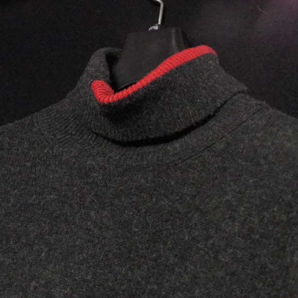 vtg dark gray tommy hilfiger turtleneck - Picture 2 of 3